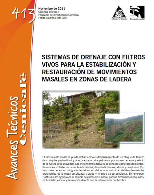 <p>(avt0413)Sistemas de drenaje con filtros vivos para la estabilización y restauración de movimientos masales en zonas de ladera. (avt0413)</p>