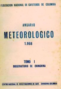 <p>Anuario Meteorológico Cafetero 1968</p>