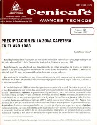 <p>(avt0145)Precipitación en la zona cafetera en el año 1988. (avt0145)</p>
