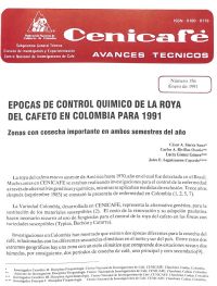 <p>(avt0156)Epocas de control químico de la roya del cafeto en Colombia para 1991; Zonas con cosecha importante en ambos semestres del año. (avt0156)</p>