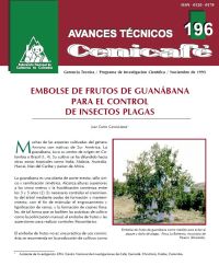 <p>(avt0196)Embolse de frutos en guanábana para el control de insectos plagas. (avt0196)</p>