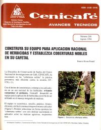 <p>(avt0206)Construya su equipo para aplicación racional de herbicidas y establezca coberturas nobles en su cafetal. (avt0206)</p>