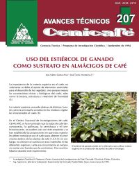 <p>(avt0207)Uso del estiércol de ganado como sustrato en almácigos de café. (avt0207)</p>