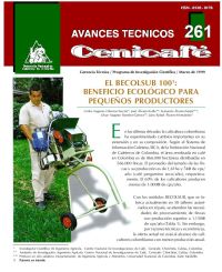 <p>(avt0261)El BECOLSUB 100: Beneficio ecológico para pequeños productores. (avt0261)</p>