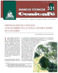 <p>(avt0331)Fertilización de cafetales con sombrío en la zona cafetera norte de Colombia. (avt0331)</p>