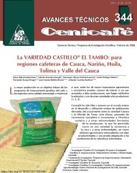 <p>(avt0344)La variedad Castillo El Tambo: para regiones cafeteras de Cauca, Nariño, Huila, Tolima y Valle del Cauca. (avt0344)</p>