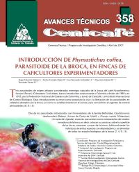 <p>(avt0358)Introducción de /Phymastichus coffea/, parasitoide de la broca, en fincas de caficultores experimentadores. (avt0358)</p>