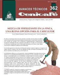 <p>(avt0362)Mezcla de fertilizantes en la finca, una buena opción para el caficultor. (avt0362)</p>