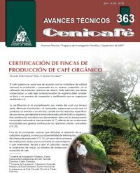 <p>(avt0363)Certificación de fincas de producción de café orgánico. (avt0363)</p>
