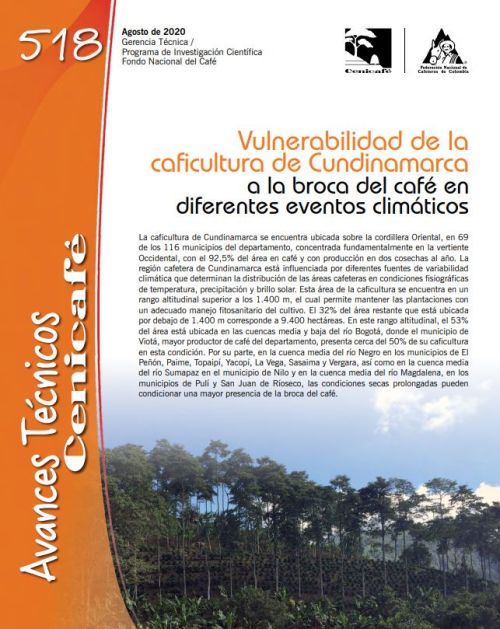 <p>(avt0518)Vulnerabilidad de la caficultura de Cundinamarca a la broca del café en diferentes eventos climáticos (avt0518)</p>