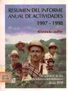 <p>Informe anual Cenicafé 1998</p>