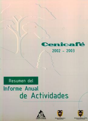 <p>Informe anual Cenicafé 2003</p>