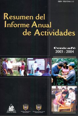 <p>Informe anual Cenicafé 2004</p>